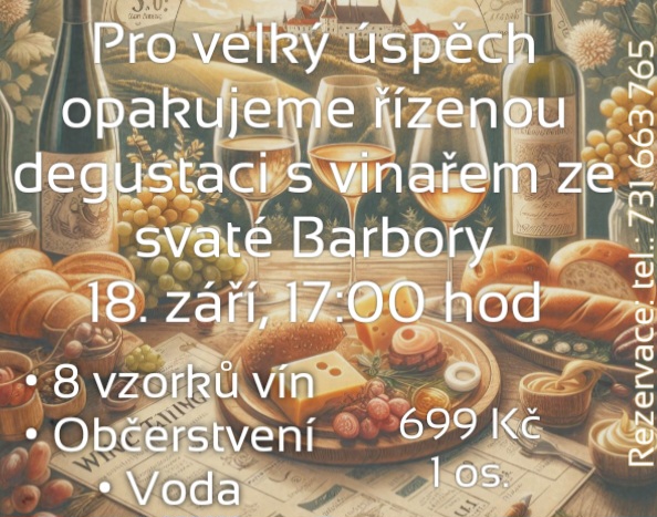 řízená degustace Barbora